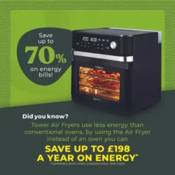 Vortx Platinum 13L Air Fryer Oven With Steam Cooking Functions -Kitchen Supplies Store fit 10