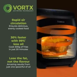 Xpress Pro Combo 2000W 11 Litre 10-in-1 Digital Air Fryer Oven With Rotisserie -Kitchen Supplies Store fit 1014