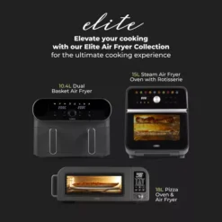 Vortx Elite 10.4L Duo Basket Digital Air Fryer -Kitchen Supplies Store fit 1046