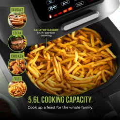 Vortx 5 In 1 Smokeless Grill Air Fryer -Kitchen Supplies Store fit 1066