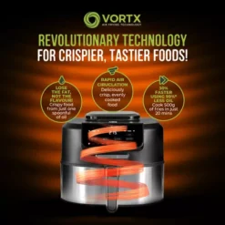 Vortx 5 In 1 Smokeless Grill Air Fryer -Kitchen Supplies Store fit 1067