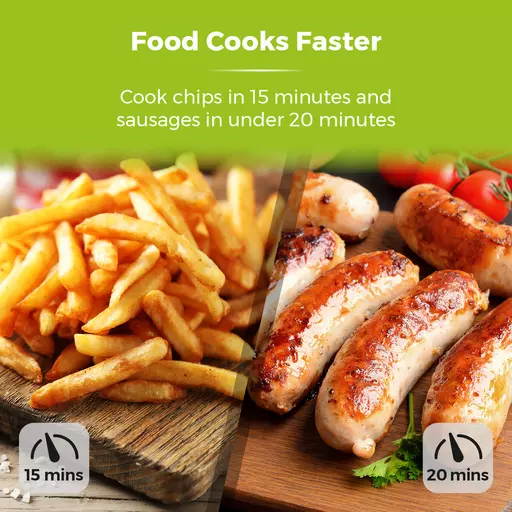 Xpress 2000W 11 Litre 5-in-1 Manual Air Fryer Oven With Rotisserie 7 Xpress 2000W 11 Litre 5-in-1 Manual Air Fryer Oven With Rotisserie - Image 5