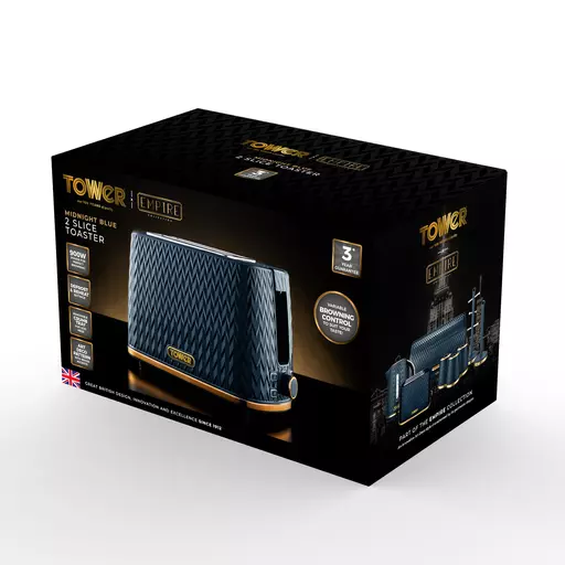 Empire 2 Slice Toaster 11 Empire 2 Slice Toaster - Image 9