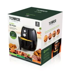 Vortx 1400W 4 Litre Manual Air Fryer 28 Vortx 1400W 4 Litre Manual Air Fryer -Kitchen Supplies Store fit 1092