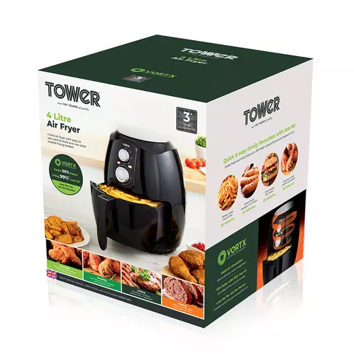 Vortx 1400W 4 Litre Manual Air Fryer 15 Vortx 1400W 4 Litre Manual Air Fryer - Image 13