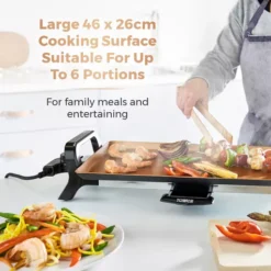 Cerasure+ Copper Electric Teppanyaki Grill Copper -Kitchen Supplies Store fit 1097