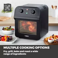 12 Litre Manual Air Fryer Oven -Kitchen Supplies Store fit 1195