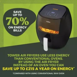 Vortx Vizion 7L Digital Air Fryer -Kitchen Supplies Store fit 1237