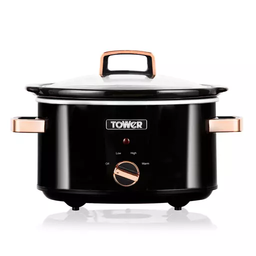 Infinity 3.5 Litre Slow Cooker With Rose Gold Accents 3 Infinity 3.5 Litre Slow Cooker With Rose Gold Accents