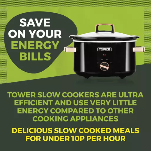 Infinity 3.5 Litre Slow Cooker With Rose Gold Accents 5 Infinity 3.5 Litre Slow Cooker With Rose Gold Accents - Image 3