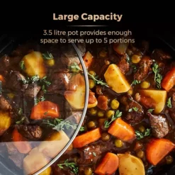 Infinity 3.5 Litre Slow Cooker With Rose Gold Accents 19 Infinity 3.5 Litre Slow Cooker With Rose Gold Accents -Kitchen Supplies Store fit 1250