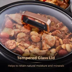 Infinity 3.5 Litre Slow Cooker With Rose Gold Accents 22 Infinity 3.5 Litre Slow Cooker With Rose Gold Accents -Kitchen Supplies Store fit 1253