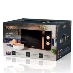 Rose Gold 800W 20 Litre Manual Microwave -Kitchen Supplies Store fit 1278