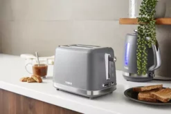 Odyssey 2 Slice Toaster Grey With Chrome Accents -Kitchen Supplies Store fit 1322