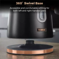 Cavaletto 1.7 Litre Jug Kettle With Rose Gold Accents -Kitchen Supplies Store fit 1329