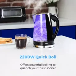 LED Colour Changing Kettle 1.7 Litre -Kitchen Supplies Store fit 1358