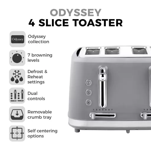 Odyssey 4 Slice Toaster 5 Odyssey 4 Slice Toaster - Image 3