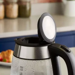 Stainless Steel 3KW 1.7 Litre Rapid Boil Glass Kettle -Kitchen Supplies Store fit 1381