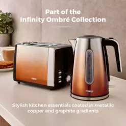 Infinity Ombre 2 Slice Toaster -Kitchen Supplies Store fit 140