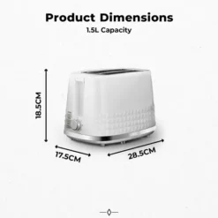 Solitaire 2 Slice Toaster -Kitchen Supplies Store fit 1416