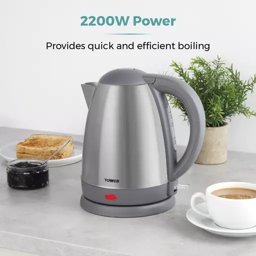 Presto 1.7 Litre Brushed Stainless Steel Kettle 5 Presto 1.7 Litre Brushed Stainless Steel Kettle - Image 3