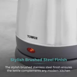 Presto 1.7 Litre Brushed Stainless Steel Kettle 18 Presto 1.7 Litre Brushed Stainless Steel Kettle -Kitchen Supplies Store fit 1430