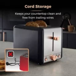 Cavaletto 2 Slice Stainless Steel Toaster 24 Cavaletto 2 Slice Stainless Steel Toaster -Kitchen Supplies Store fit 1440