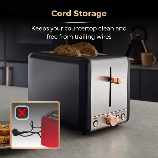 Cavaletto 2 Slice Stainless Steel Toaster 9 Cavaletto 2 Slice Stainless Steel Toaster - Image 7