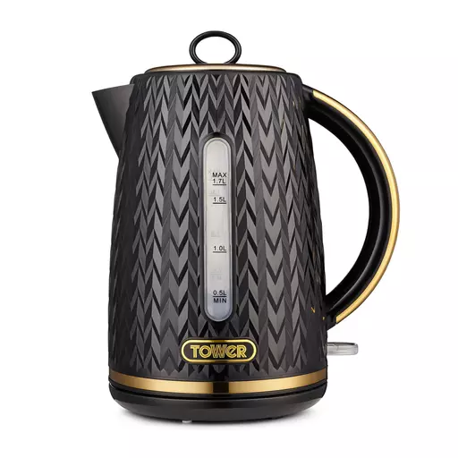 Empire 3KW 1.7L Kettle With Brass Accents 3 Empire 3KW 1.7L Kettle With Brass Accents