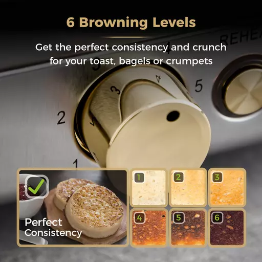 Cavaletto 4 Slice Stainless Steel Toaster 6 Cavaletto 4 Slice Stainless Steel Toaster - Image 4