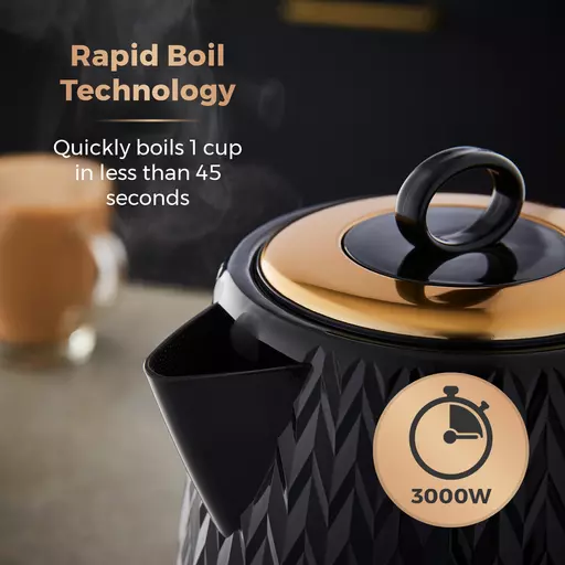 Empire 3KW 1.7L Kettle With Brass Accents 6 Empire 3KW 1.7L Kettle With Brass Accents - Image 4