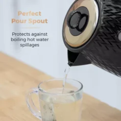 Empire 3KW 1.7L Kettle With Brass Accents 20 Empire 3KW 1.7L Kettle With Brass Accents -Kitchen Supplies Store fit 150