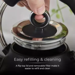 Ash Matte Pyramid Kettle 1.7 Litre 3kW -Kitchen Supplies Store fit 1507