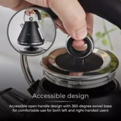 Ash Matte Pyramid Kettle 1.7 Litre 3kW -Kitchen Supplies Store fit 1509