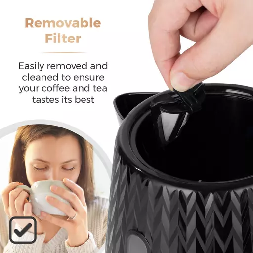 Empire 3KW 1.7L Kettle With Brass Accents 10 Empire 3KW 1.7L Kettle With Brass Accents - Image 8