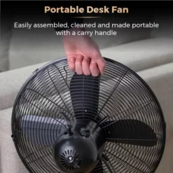 Cavaletto 12 Inch Metal Desk Fan -Kitchen Supplies Store fit 1559