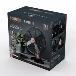 Cavaletto 12 Inch Metal Desk Fan -Kitchen Supplies Store fit 1563