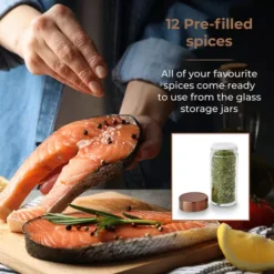 Cavaletto 12 Jar Rotating Spice Rack -Kitchen Supplies Store fit 1586