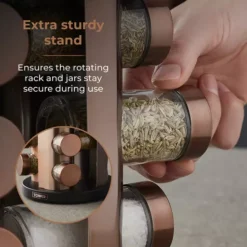 Cavaletto 12 Jar Rotating Spice Rack -Kitchen Supplies Store fit 1587