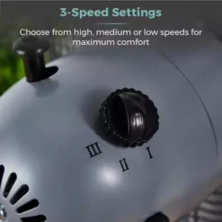 Scandi 12 Inch Metal Desk Fan -Kitchen Supplies Store fit 1601