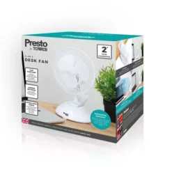 Presto 6" 2 In 1 Clip Desk Fan -Kitchen Supplies Store fit 1612