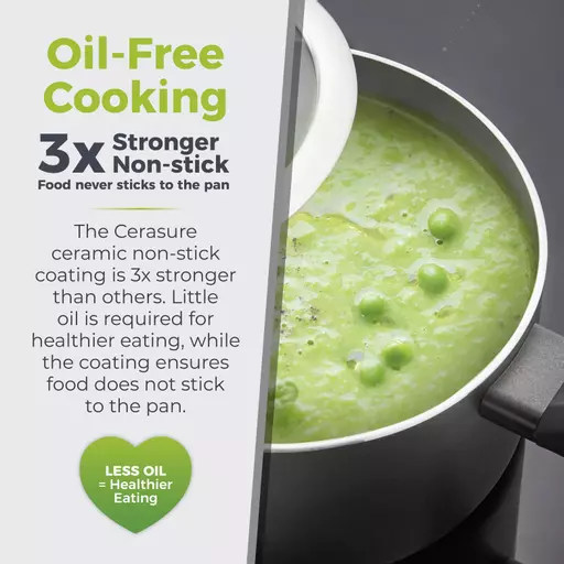 Cerasure 20cm Non-Stick Saucepan 6 Cerasure 20cm Non-Stick Saucepan - Image 4