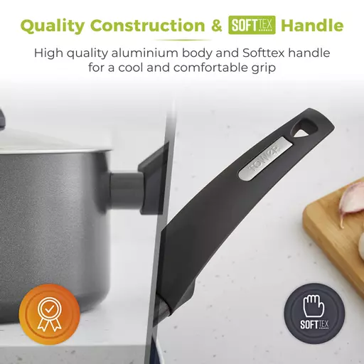 Cerasure 20cm Non-Stick Saucepan 7 Cerasure 20cm Non-Stick Saucepan - Image 5