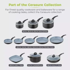 Cerasure 20cm Non-Stick Saucepan 23 Cerasure 20cm Non-Stick Saucepan -Kitchen Supplies Store fit 1657