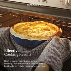 Foundry 27cm Ceramic Pie Dish 23 Foundry 27cm Ceramic Pie Dish -Kitchen Supplies Store fit 1679