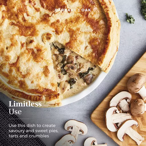 Foundry 27cm Ceramic Pie Dish 10 Foundry 27cm Ceramic Pie Dish - Image 8