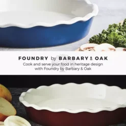 Foundry 27cm Ceramic Pie Dish 25 Foundry 27cm Ceramic Pie Dish -Kitchen Supplies Store fit 1681
