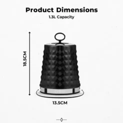 Solitaire Set Of 3 Canisters -Kitchen Supplies Store fit 1695