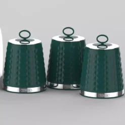 Solitaire Set Of 3 Canisters -Kitchen Supplies Store fit 1698