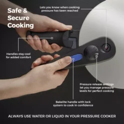 4L/22cm Pressure Cooker -Kitchen Supplies Store fit 17